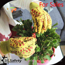 SRSAFETY flower using gloves for 2015 best selling gloves in china